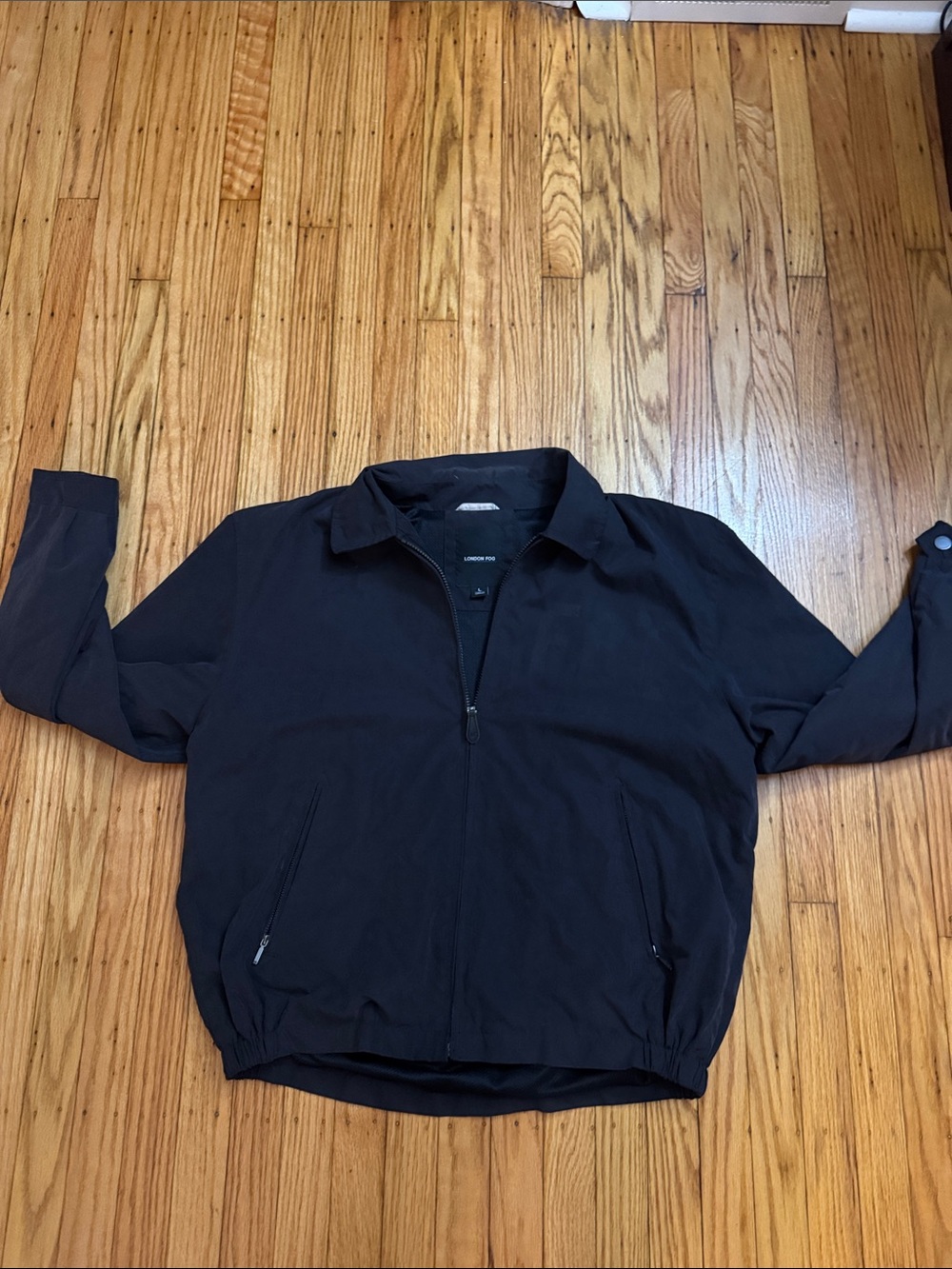 Men's Black Lightweight Zip Jacket